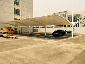 雙開(kāi)停車棚